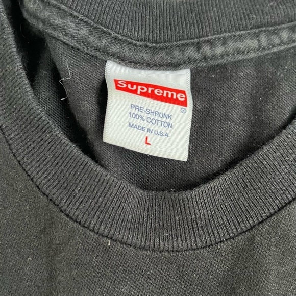 Supreme Futura Logo Tee Black Size Large - Picture 8 of 8